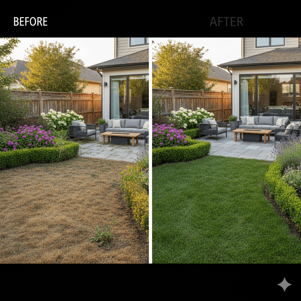 Team JPR professional landscaping work