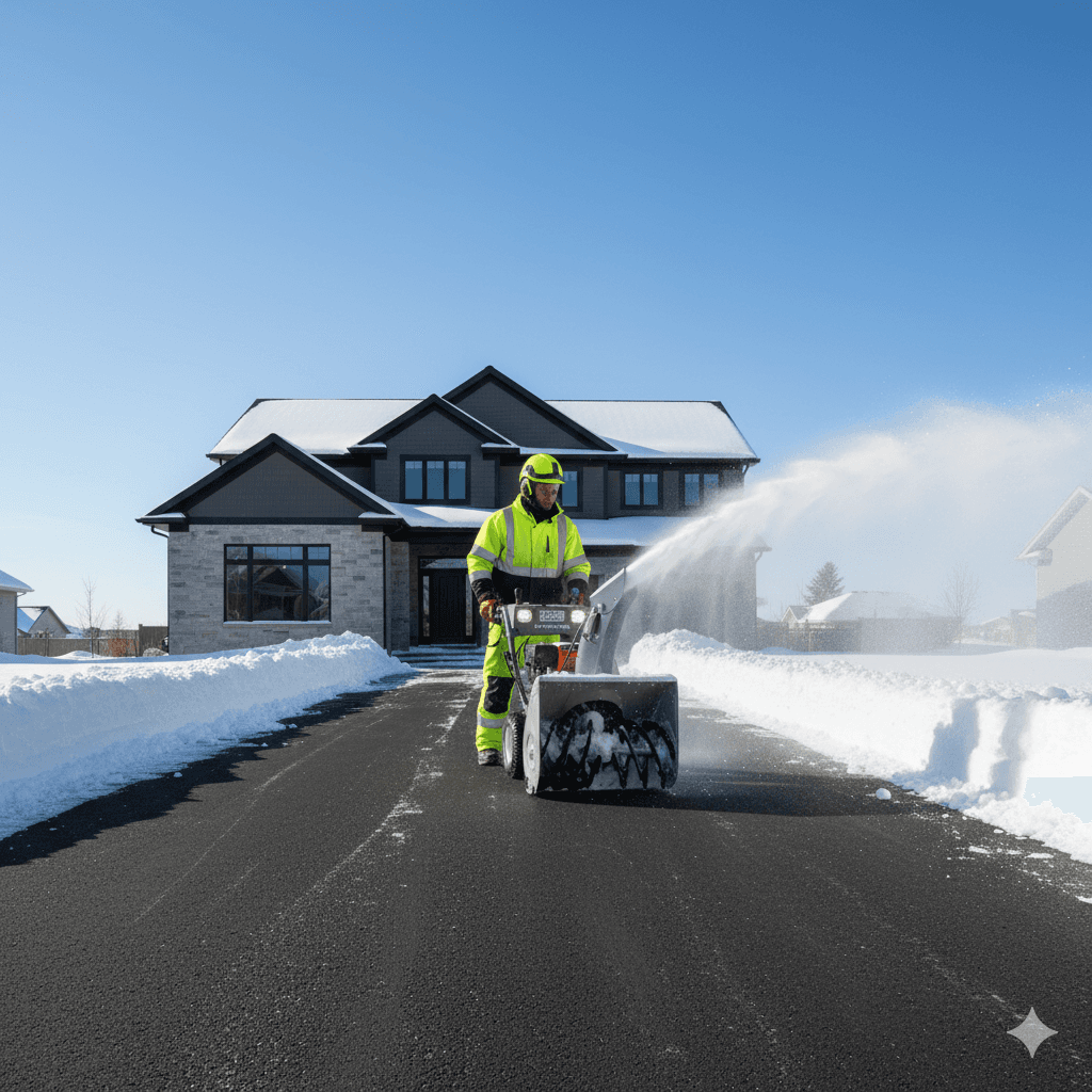 Snow removal service